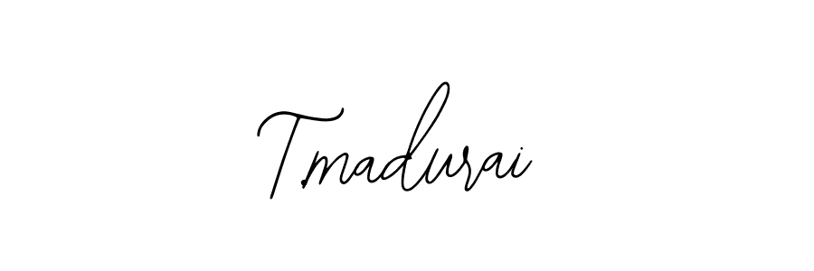 The best way (Bearetta-2O07w) to make a short signature is to pick only two or three words in your name. The name T.madurai include a total of six letters. For converting this name. T.madurai signature style 12 images and pictures png