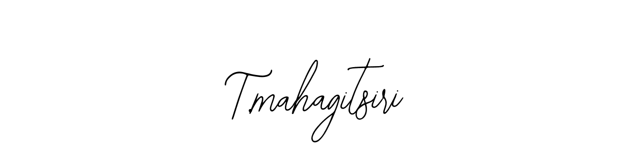 Make a short T.mahagitsiri signature style. Manage your documents anywhere anytime using Bearetta-2O07w. Create and add eSignatures, submit forms, share and send files easily. T.mahagitsiri signature style 12 images and pictures png