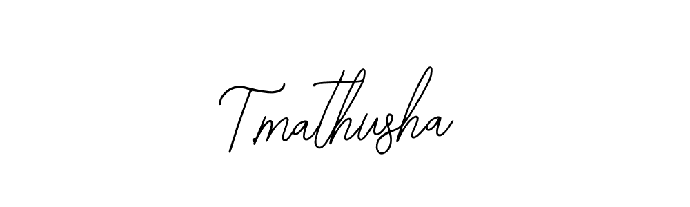 How to Draw T.mathusha signature style? Bearetta-2O07w is a latest design signature styles for name T.mathusha. T.mathusha signature style 12 images and pictures png