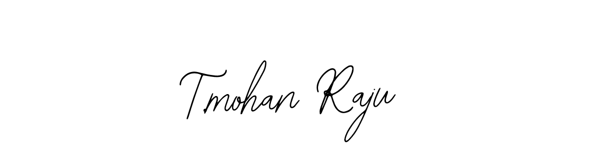 Create a beautiful signature design for name T.mohan Raju. With this signature (Bearetta-2O07w) fonts, you can make a handwritten signature for free. T.mohan Raju signature style 12 images and pictures png