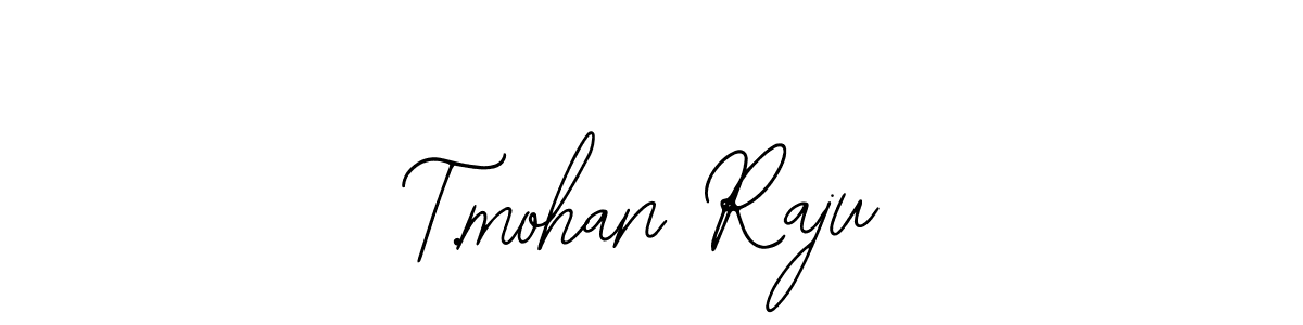 if you are searching for the best signature style for your name T.mohan Raju. so please give up your signature search. here we have designed multiple signature styles  using Bearetta-2O07w. T.mohan Raju signature style 12 images and pictures png