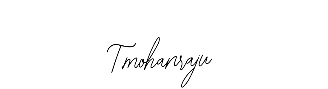Make a beautiful signature design for name T.mohanraju. With this signature (Bearetta-2O07w) style, you can create a handwritten signature for free. T.mohanraju signature style 12 images and pictures png