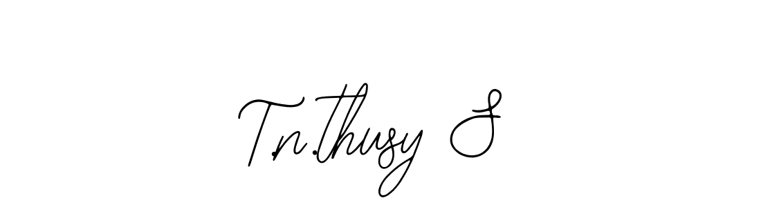 T.n.thusy S stylish signature style. Best Handwritten Sign (Bearetta-2O07w) for my name. Handwritten Signature Collection Ideas for my name T.n.thusy S. T.n.thusy S signature style 12 images and pictures png