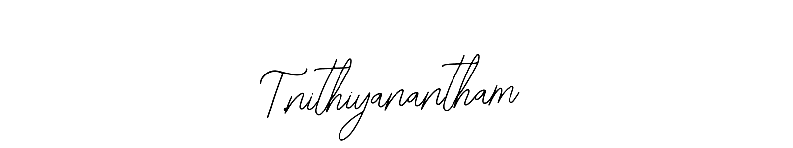 if you are searching for the best signature style for your name T.nithiyanantham. so please give up your signature search. here we have designed multiple signature styles  using Bearetta-2O07w. T.nithiyanantham signature style 12 images and pictures png