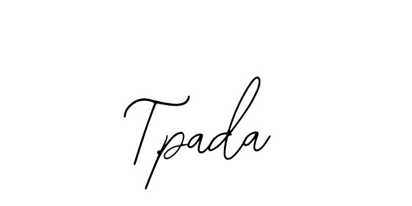 This is the best signature style for the T.pada name. Also you like these signature font (Bearetta-2O07w). Mix name signature. T.pada signature style 12 images and pictures png