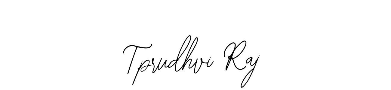 T.prudhvi Raj stylish signature style. Best Handwritten Sign (Bearetta-2O07w) for my name. Handwritten Signature Collection Ideas for my name T.prudhvi Raj. T.prudhvi Raj signature style 12 images and pictures png