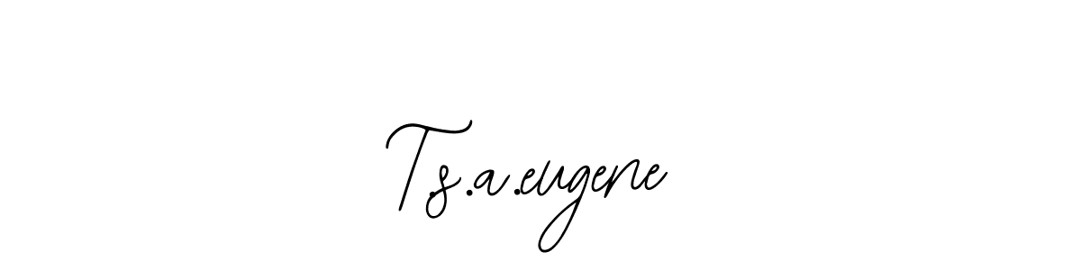 Check out images of Autograph of T.s.a.eugene name. Actor T.s.a.eugene Signature Style. Bearetta-2O07w is a professional sign style online. T.s.a.eugene signature style 12 images and pictures png