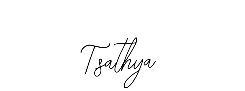 T.sathya stylish signature style. Best Handwritten Sign (Bearetta-2O07w) for my name. Handwritten Signature Collection Ideas for my name T.sathya. T.sathya signature style 12 images and pictures png