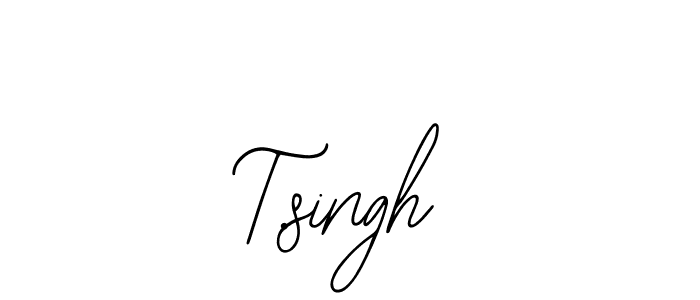 T.singh stylish signature style. Best Handwritten Sign (Bearetta-2O07w) for my name. Handwritten Signature Collection Ideas for my name T.singh. T.singh signature style 12 images and pictures png