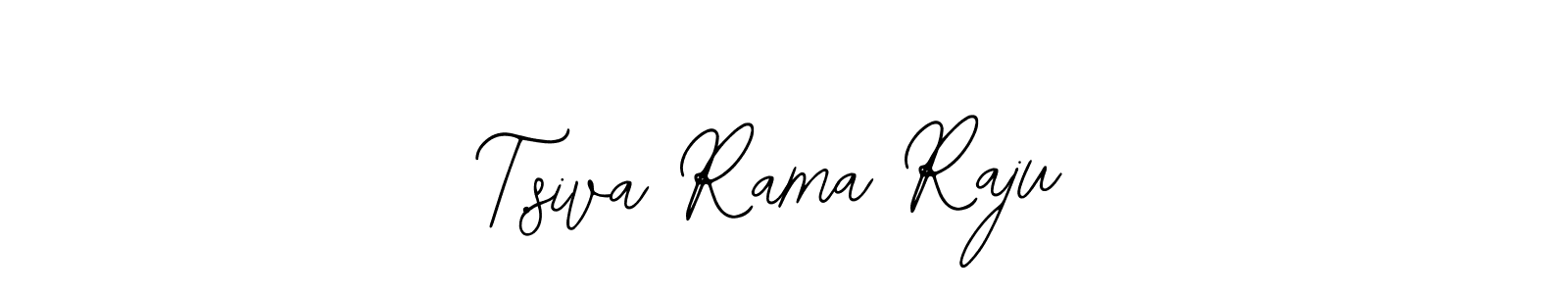 Create a beautiful signature design for name T.siva Rama Raju. With this signature (Bearetta-2O07w) fonts, you can make a handwritten signature for free. T.siva Rama Raju signature style 12 images and pictures png