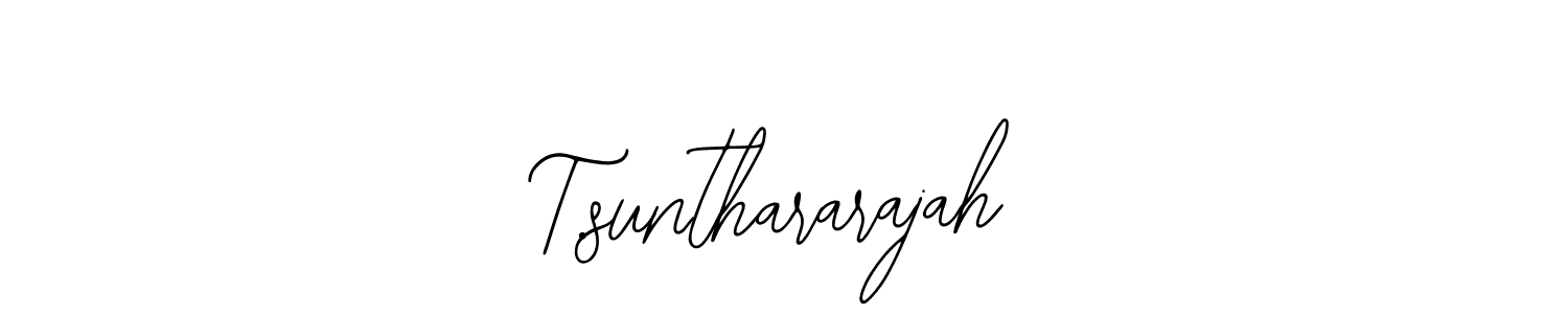 Also we have T.sunthararajah name is the best signature style. Create professional handwritten signature collection using Bearetta-2O07w autograph style. T.sunthararajah signature style 12 images and pictures png