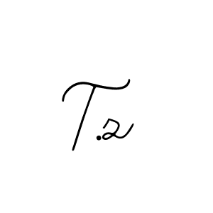 Create a beautiful signature design for name T.z. With this signature (Bearetta-2O07w) fonts, you can make a handwritten signature for free. T.z signature style 12 images and pictures png