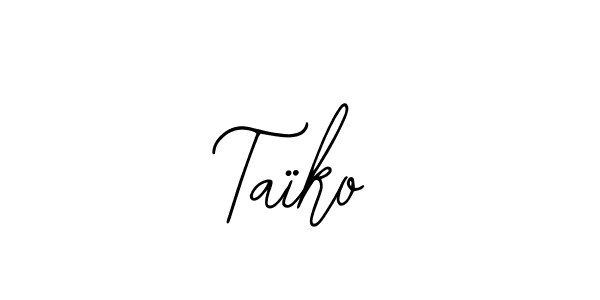 How to make Taïko name signature. Use Bearetta-2O07w style for creating short signs online. This is the latest handwritten sign. Taïko signature style 12 images and pictures png