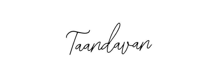 How to make Taandavan signature? Bearetta-2O07w is a professional autograph style. Create handwritten signature for Taandavan name. Taandavan signature style 12 images and pictures png