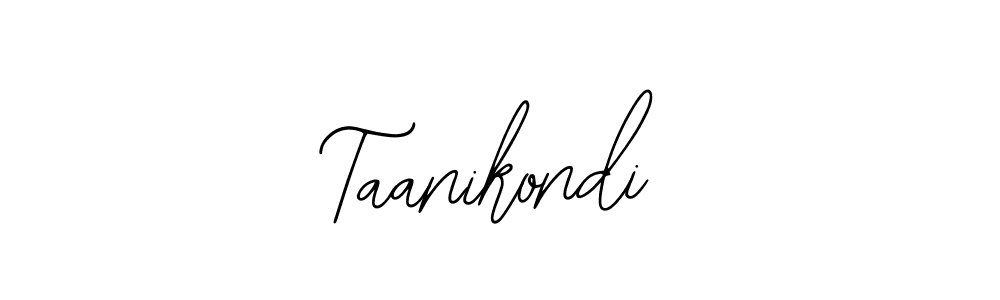 if you are searching for the best signature style for your name Taanikondi. so please give up your signature search. here we have designed multiple signature styles  using Bearetta-2O07w. Taanikondi signature style 12 images and pictures png