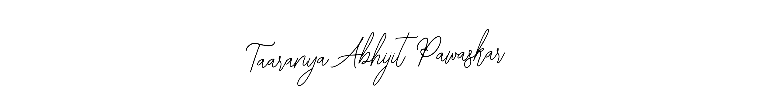 Design your own signature with our free online signature maker. With this signature software, you can create a handwritten (Bearetta-2O07w) signature for name Taaranya Abhijit Pawaskar. Taaranya Abhijit Pawaskar signature style 12 images and pictures png