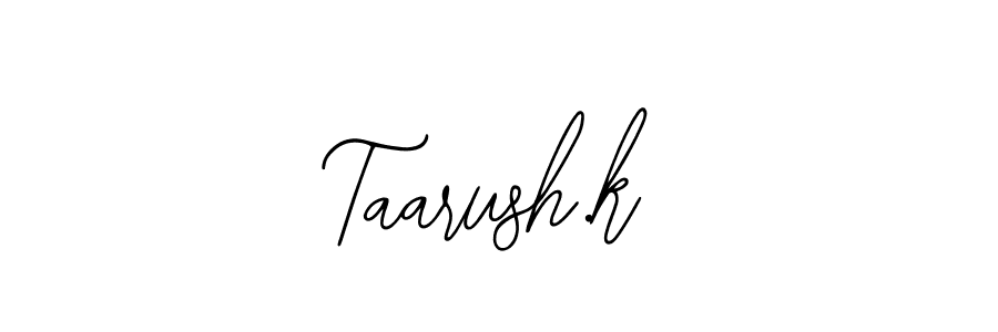 Make a beautiful signature design for name Taarush.k. Use this online signature maker to create a handwritten signature for free. Taarush.k signature style 12 images and pictures png