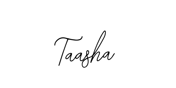 How to make Taasha name signature. Use Bearetta-2O07w style for creating short signs online. This is the latest handwritten sign. Taasha signature style 12 images and pictures png