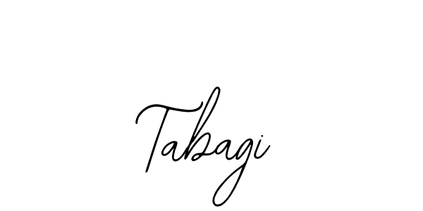 Design your own signature with our free online signature maker. With this signature software, you can create a handwritten (Bearetta-2O07w) signature for name Tabagi. Tabagi signature style 12 images and pictures png