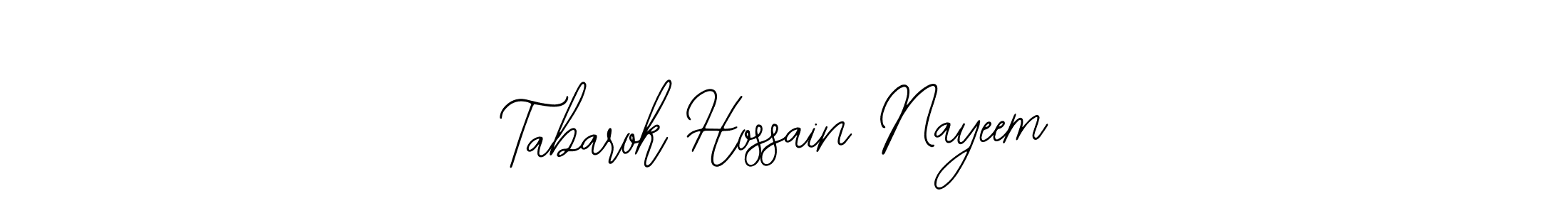 Also You can easily find your signature by using the search form. We will create Tabarok Hossain Nayeem name handwritten signature images for you free of cost using Bearetta-2O07w sign style. Tabarok Hossain Nayeem signature style 12 images and pictures png