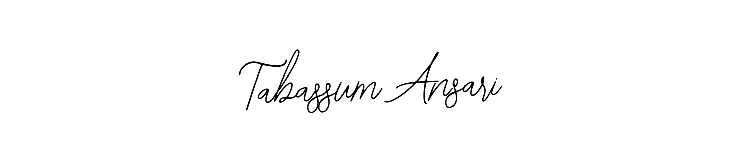 Use a signature maker to create a handwritten signature online. With this signature software, you can design (Bearetta-2O07w) your own signature for name Tabassum Ansari. Tabassum Ansari signature style 12 images and pictures png