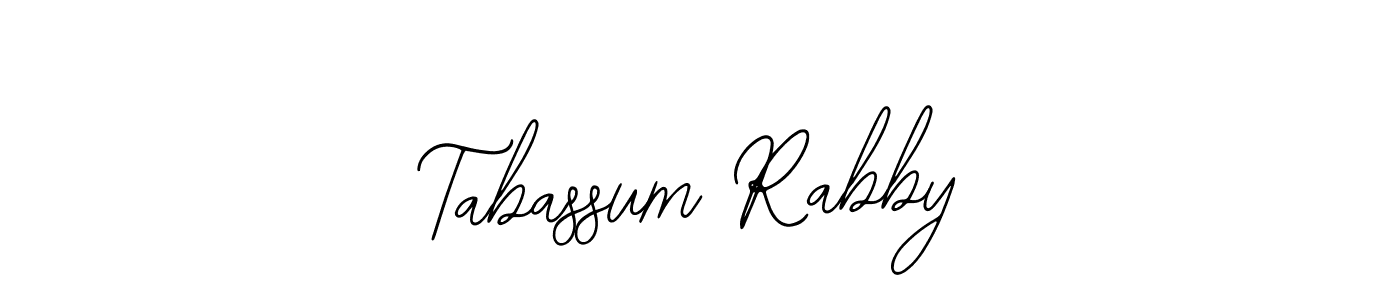 Design your own signature with our free online signature maker. With this signature software, you can create a handwritten (Bearetta-2O07w) signature for name Tabassum Rabby. Tabassum Rabby signature style 12 images and pictures png