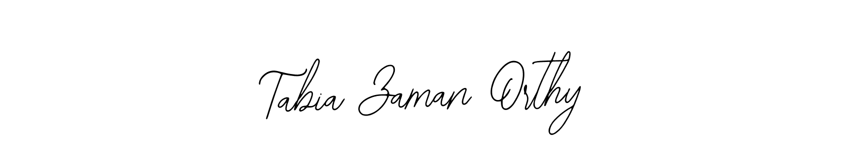 It looks lik you need a new signature style for name Tabia Zaman Orthy. Design unique handwritten (Bearetta-2O07w) signature with our free signature maker in just a few clicks. Tabia Zaman Orthy signature style 12 images and pictures png