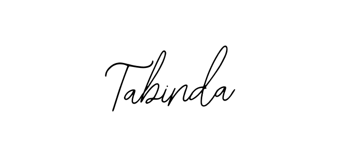 Design your own signature with our free online signature maker. With this signature software, you can create a handwritten (Bearetta-2O07w) signature for name Tabinda. Tabinda signature style 12 images and pictures png