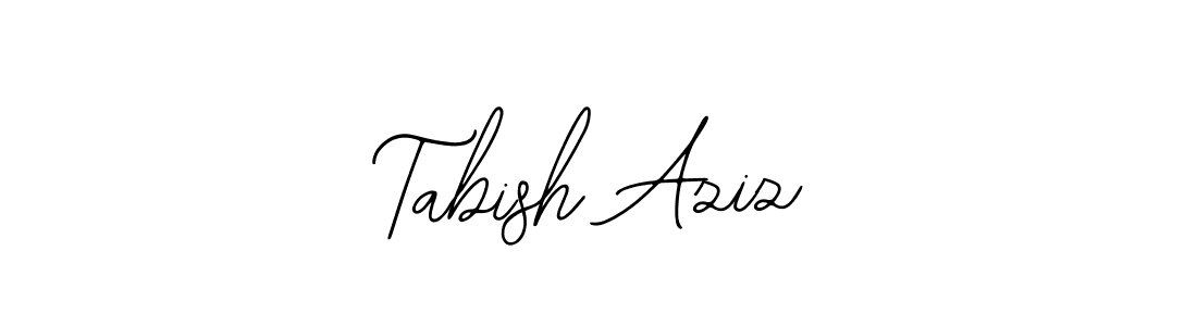 if you are searching for the best signature style for your name Tabish Aziz. so please give up your signature search. here we have designed multiple signature styles  using Bearetta-2O07w. Tabish Aziz signature style 12 images and pictures png