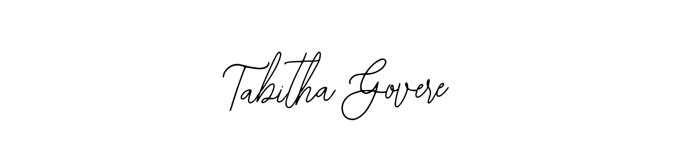 Use a signature maker to create a handwritten signature online. With this signature software, you can design (Bearetta-2O07w) your own signature for name Tabitha Govere. Tabitha Govere signature style 12 images and pictures png