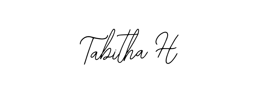 The best way (Bearetta-2O07w) to make a short signature is to pick only two or three words in your name. The name Tabitha H include a total of six letters. For converting this name. Tabitha H signature style 12 images and pictures png