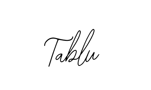 How to make Tablu signature? Bearetta-2O07w is a professional autograph style. Create handwritten signature for Tablu name. Tablu signature style 12 images and pictures png