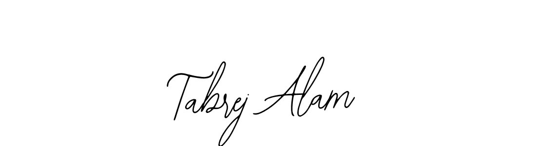 How to Draw Tabrej Alam signature style? Bearetta-2O07w is a latest design signature styles for name Tabrej Alam. Tabrej Alam signature style 12 images and pictures png