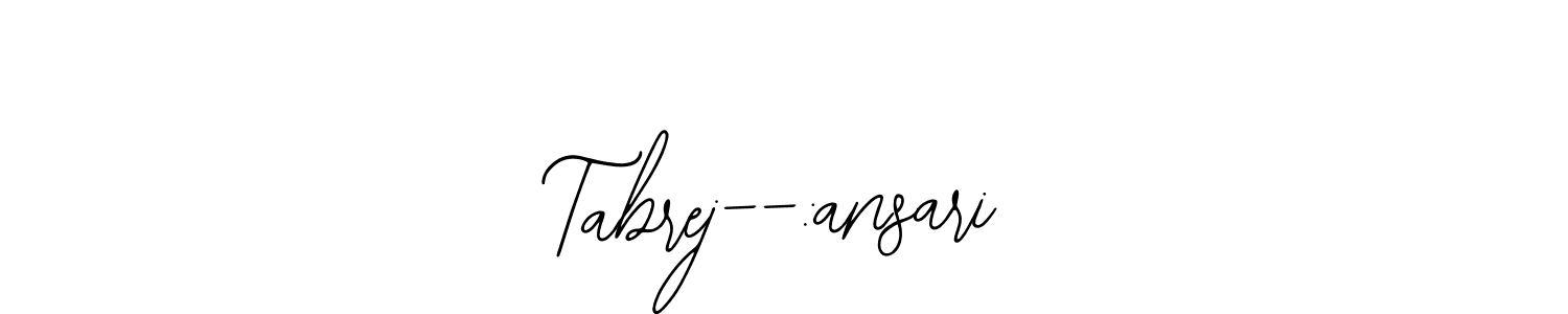 You can use this online signature creator to create a handwritten signature for the name Tabrej--:ansari. This is the best online autograph maker. Tabrej--:ansari signature style 12 images and pictures png