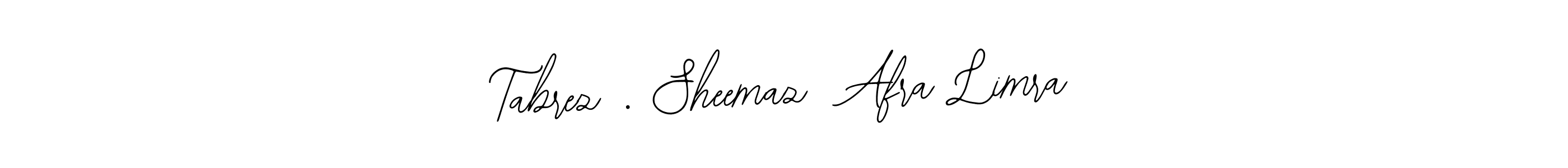 Here are the top 10 professional signature styles for the name Tabrez . Sheemaz  Afra Limra. These are the best autograph styles you can use for your name. Tabrez . Sheemaz  Afra Limra signature style 12 images and pictures png