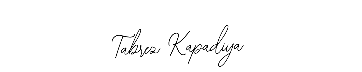 Best and Professional Signature Style for Tabrez Kapadiya. Bearetta-2O07w Best Signature Style Collection. Tabrez Kapadiya signature style 12 images and pictures png