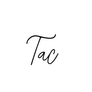 Tac stylish signature style. Best Handwritten Sign (Bearetta-2O07w) for my name. Handwritten Signature Collection Ideas for my name Tac. Tac signature style 12 images and pictures png