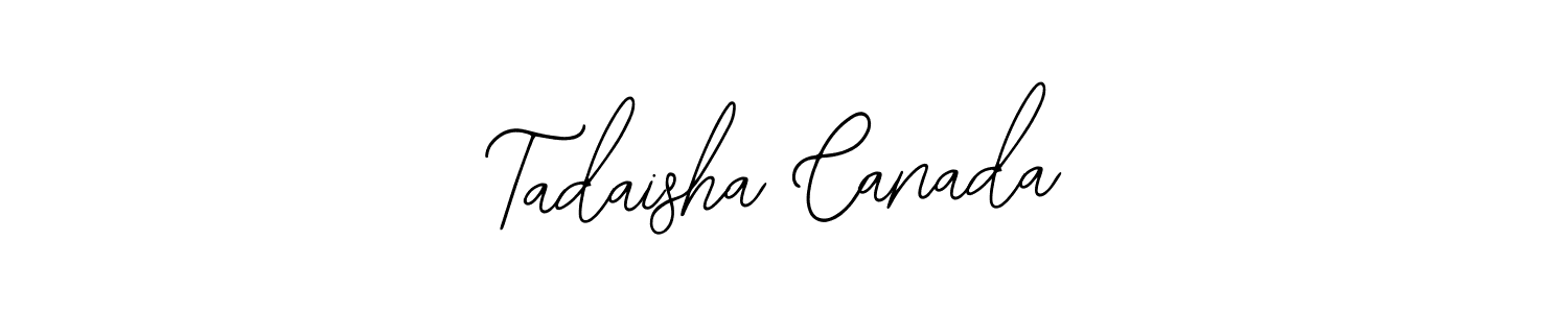 Design your own signature with our free online signature maker. With this signature software, you can create a handwritten (Bearetta-2O07w) signature for name Tadaisha Canada. Tadaisha Canada signature style 12 images and pictures png