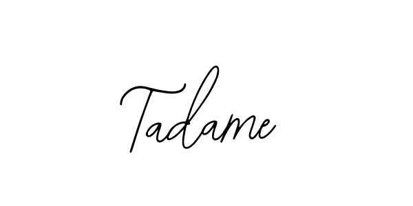 Also You can easily find your signature by using the search form. We will create Tadame name handwritten signature images for you free of cost using Bearetta-2O07w sign style. Tadame signature style 12 images and pictures png