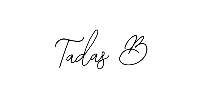 Also we have Tadas B name is the best signature style. Create professional handwritten signature collection using Bearetta-2O07w autograph style. Tadas B signature style 12 images and pictures png