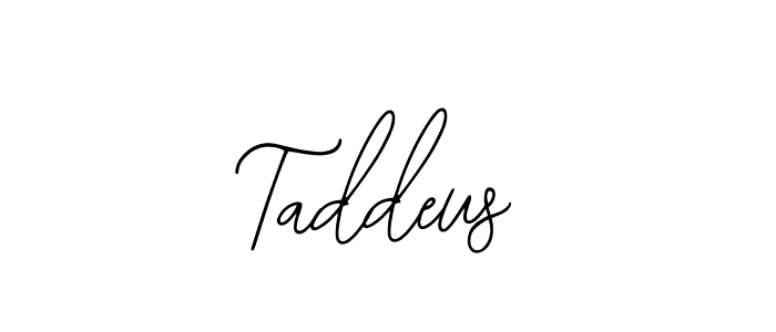 Make a beautiful signature design for name Taddeus. With this signature (Bearetta-2O07w) style, you can create a handwritten signature for free. Taddeus signature style 12 images and pictures png