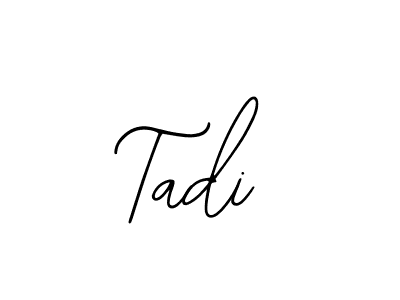 Make a beautiful signature design for name Tadi. With this signature (Bearetta-2O07w) style, you can create a handwritten signature for free. Tadi signature style 12 images and pictures png