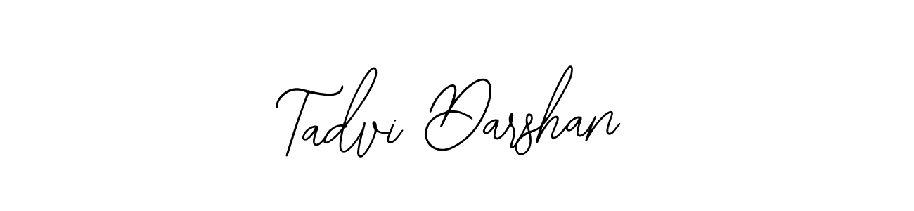 if you are searching for the best signature style for your name Tadvi Darshan. so please give up your signature search. here we have designed multiple signature styles  using Bearetta-2O07w. Tadvi Darshan signature style 12 images and pictures png