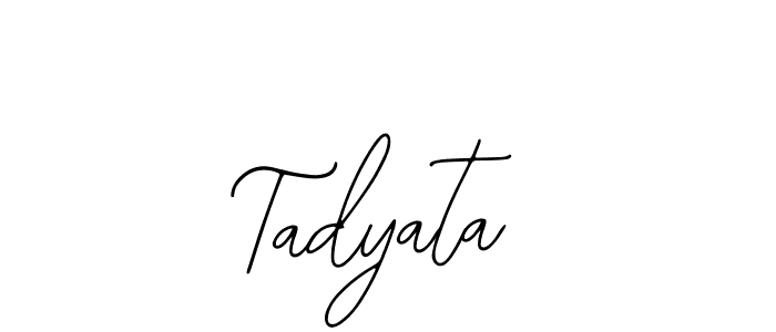 You should practise on your own different ways (Bearetta-2O07w) to write your name (Tadyata) in signature. don't let someone else do it for you. Tadyata signature style 12 images and pictures png