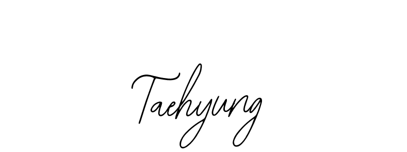 How to make Taehyung name signature. Use Bearetta-2O07w style for creating short signs online. This is the latest handwritten sign. Taehyung signature style 12 images and pictures png
