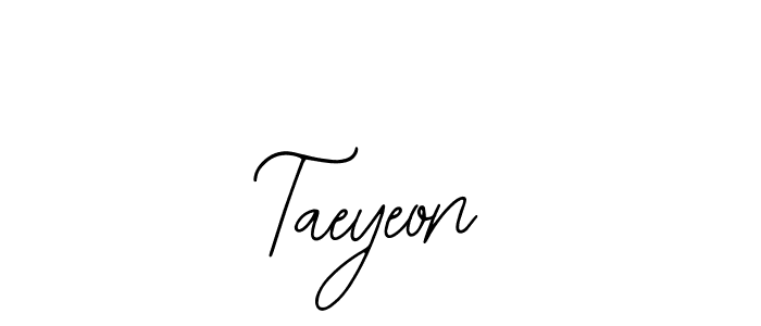 Make a beautiful signature design for name Taeyeon. With this signature (Bearetta-2O07w) style, you can create a handwritten signature for free. Taeyeon signature style 12 images and pictures png