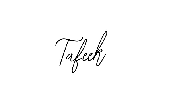 if you are searching for the best signature style for your name Tafeek. so please give up your signature search. here we have designed multiple signature styles  using Bearetta-2O07w. Tafeek signature style 12 images and pictures png