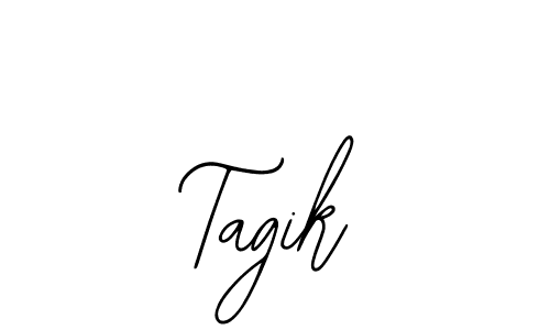 Design your own signature with our free online signature maker. With this signature software, you can create a handwritten (Bearetta-2O07w) signature for name Tagik. Tagik signature style 12 images and pictures png