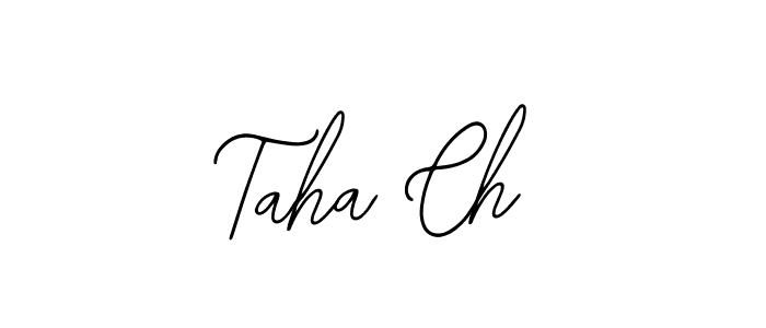 You can use this online signature creator to create a handwritten signature for the name Taha Ch. This is the best online autograph maker. Taha Ch signature style 12 images and pictures png