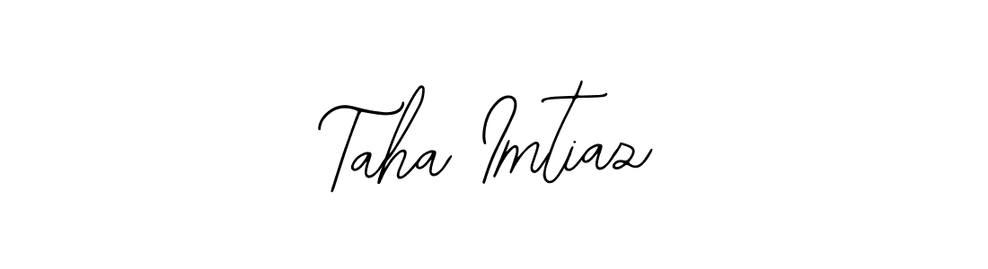 Design your own signature with our free online signature maker. With this signature software, you can create a handwritten (Bearetta-2O07w) signature for name Taha Imtiaz. Taha Imtiaz signature style 12 images and pictures png